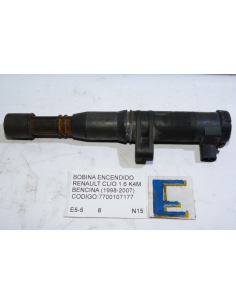 Bobina Encendido Renault Clio 1.6 K4M Bencina 1998 - 2007 codigo: 7700107177