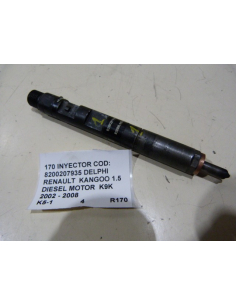 INYECTOR COD: 8200207935 DELPHI RENAULT  KANGOO 1.5 DIESEL MOTOR  K9K   2002 - 2008